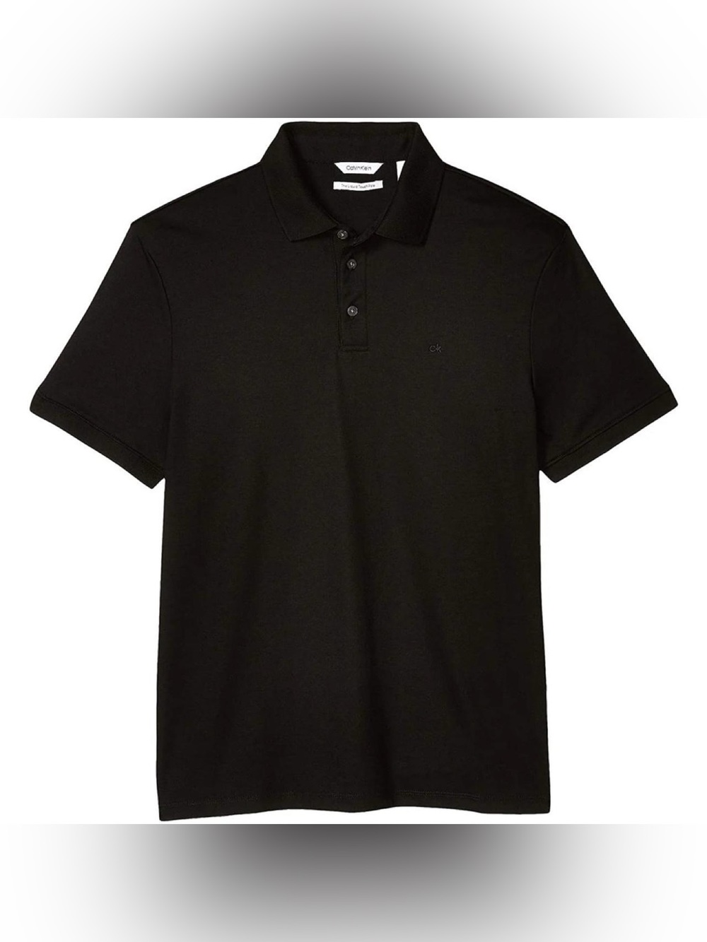 Calvin Klein Men’s Liquid Touch Black Polo XXL EUC